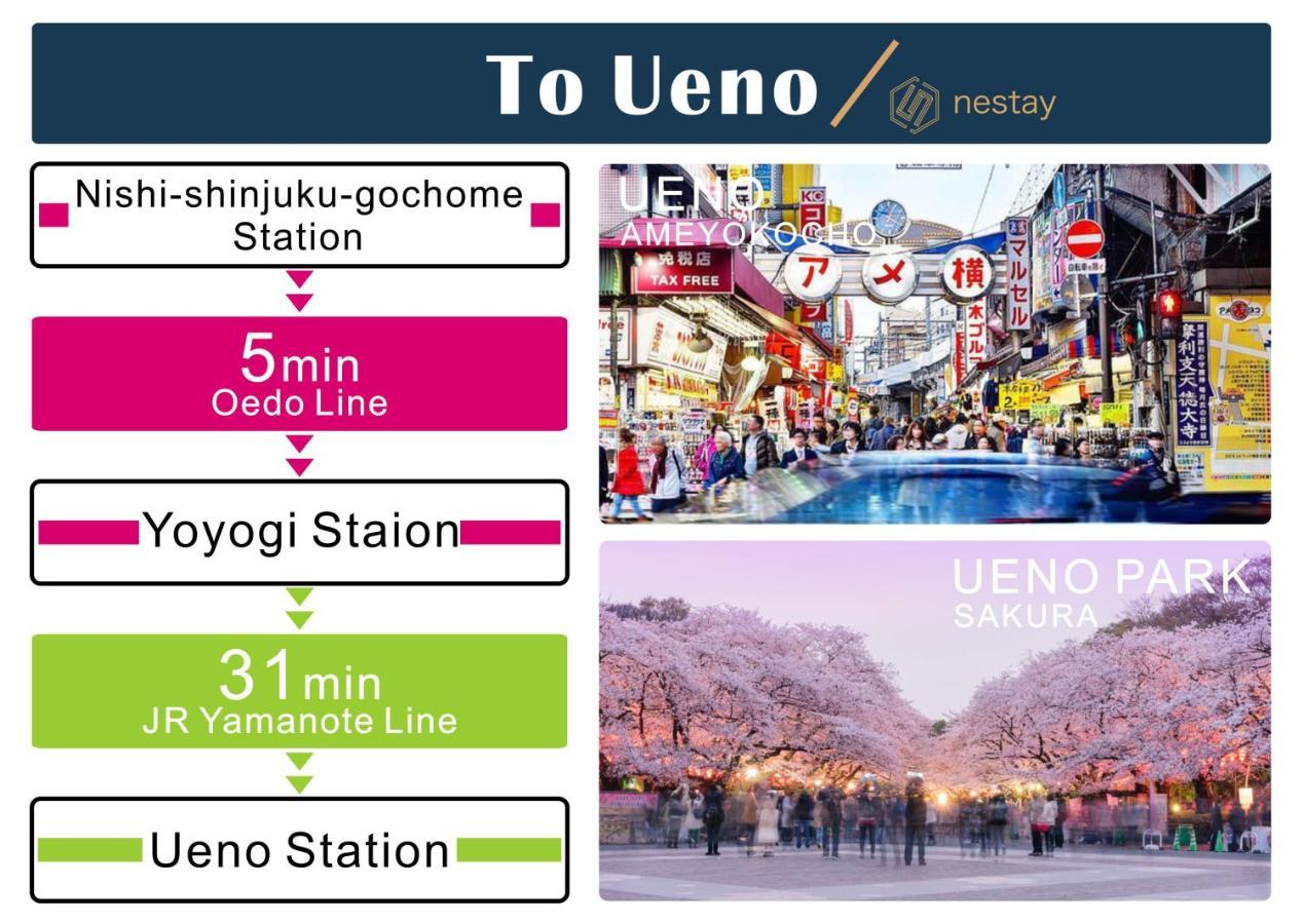 Nestay Villa Tokyo Shinjuku Exteriér fotografie