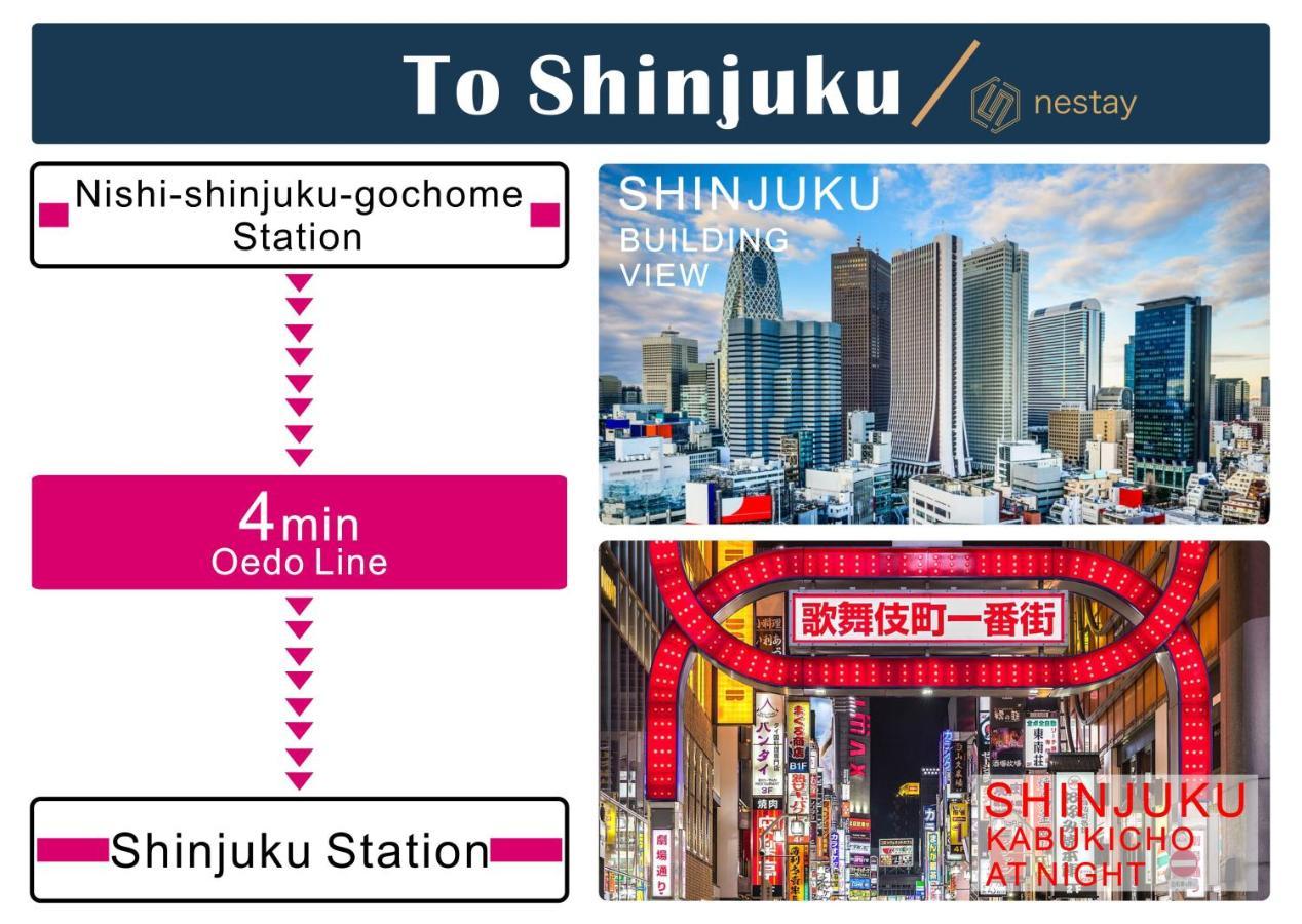 Nestay Villa Tokyo Shinjuku Exteriér fotografie